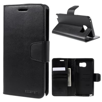 Etui en PU MERCURY Sonata pour Samsung Galaxy Note 5 - Noir