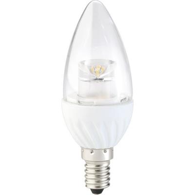 Ampoule LED ovale 4 W - E14 - Blanc chaud