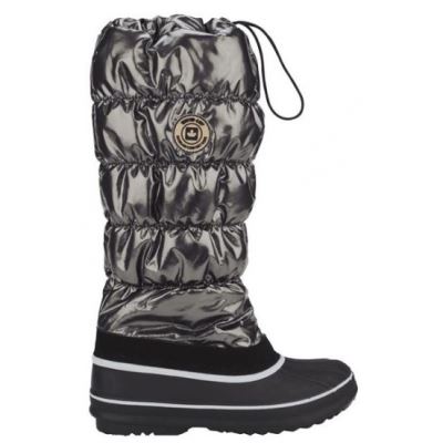 HIGH NOIR / GRIS TAILLE DU bottes de neige FEMMES 40