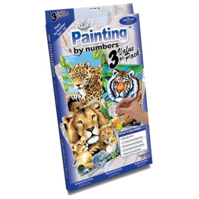 ROYAL & LANGNICKEL PBN-SET44 PEINTURE D'APRÈS LES CHIFFRES 3 PIÈCES