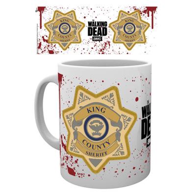 GB eye, The Walking Dead, Sherriff Badge, Mug