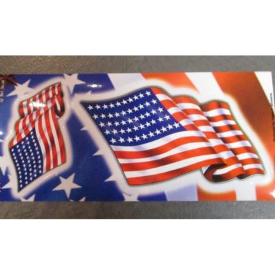 sticker drapeau americain usa flag 2 autocollant par planche