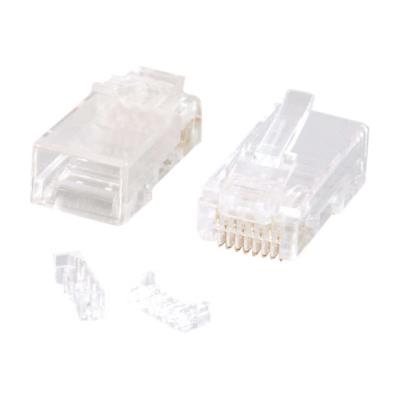 C2G RJ45 Cat5E Modular Plug (with Load Bar) for Round Solid/Stranded Cable - connecteur de réseau