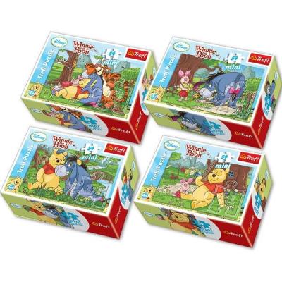 Trefl - 54106 - puzzle classique - mini winnie the pooh - 54 pièces