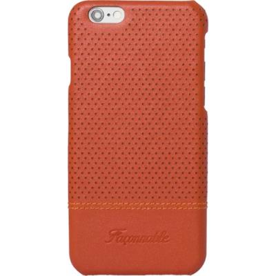 Coque rigide Façonnable orange micro perforée pour iPhone 6/6S