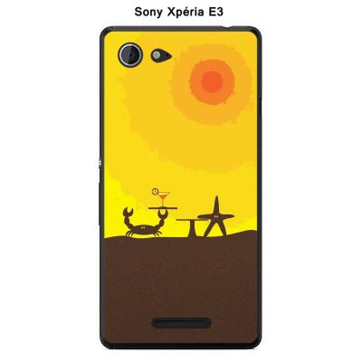 Coque Sony Xpéria E3 - Plage-1