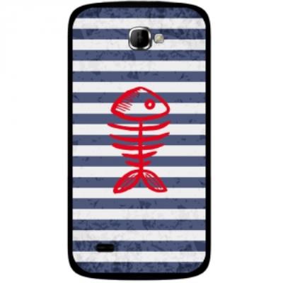 Coque rigide pour Logicom E350 avec impression Motifs squelette poisson