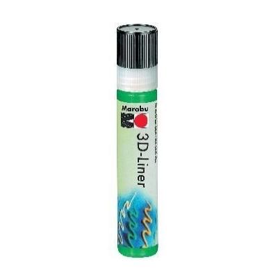 Marabu peinture à relief 3d-liner, blanc 3d, 25 ml mr180309670