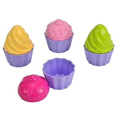 Androni giocattoli s.r.l. - 0734018 - jeu de plage - formes cup cake - 9 pièces