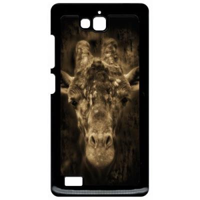 Coque huawei honor 3c et 3c 4g tete de giraffe