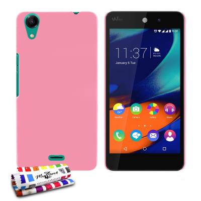 Coque Rigide Ultra-Slim Le Pearls Premium Rose pour WIKO RAINBOW UP (4G)