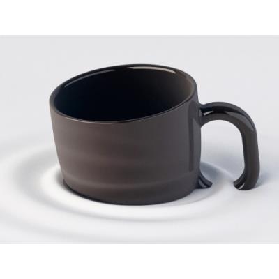 Tasse insolite effet fondu noir tasse mug thermosensible thermo réactif chaleur