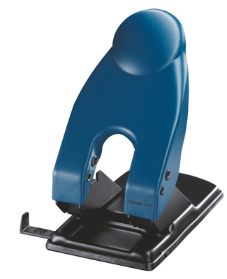 Esselte - Perforateur 2 Trous 60f Bleu En Metal Emaille