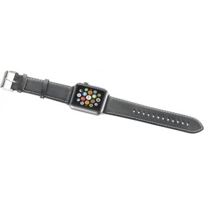 Bracelet en cuir pour Apple Watch - 42 mm - Noir