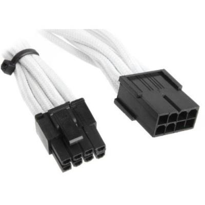 Bitfenix câble rallonge 6+2-pin pci-e bitfenix alchemy, 45 cm, blanc noir bfa-msc-62peg45wk-rp