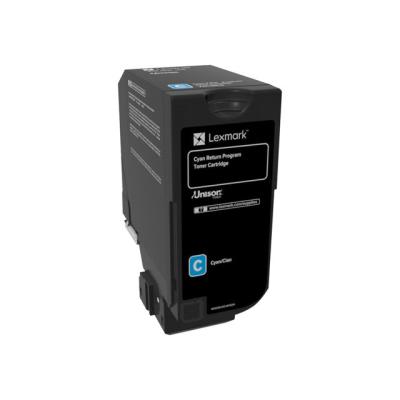 Lexmark - cyaan - origineel - tonercartridge - LCCP