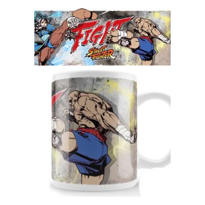 Street Fighter mug Chun-Li Fight Sagat