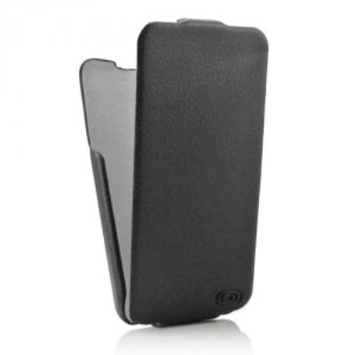 Etui Fonex vertical ultra-fin pour iPhone SE noir