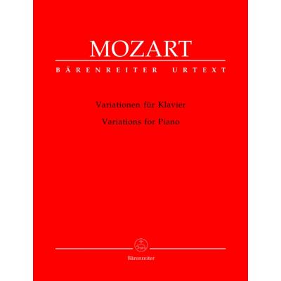 Partitions classique BARENREITER MOZART W. A. - VARIATIONEN FÜR KLAVIER Piano