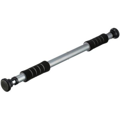 Schmidt Sports 12101067- Barre de porte 'Physio' - argenté/noir - largeur: 67-95 cm