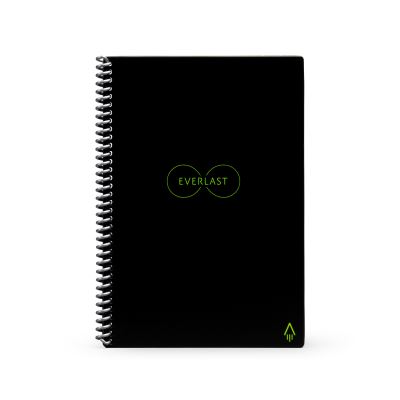 Rocketbook Everlast Letter Bloc-Notes Intelligent Réutilisable Cahier Noir