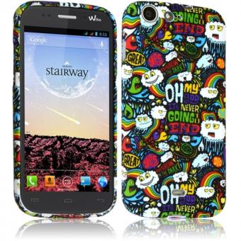 Étui Semi Rigide pour Wiko Stairway avec Motif LM1 - 1