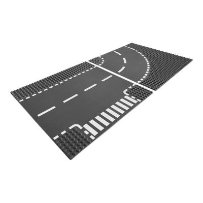 Lego City 7281 - Plaques De Route - Intersection et Virage
