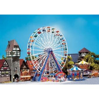 Faller Jeu Lumière Grande Roue – Échelle HO – Maquette Ferroviaire à Monter – Dès 14 Ans