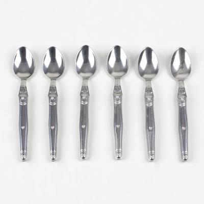 Coffret 6 cuilleres laguiole inox