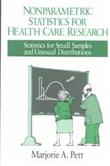Nonparametric Statistics in Health Care Research - Statistics for Small Samples and Unusual Distributions - Paperback - 1997 - 1