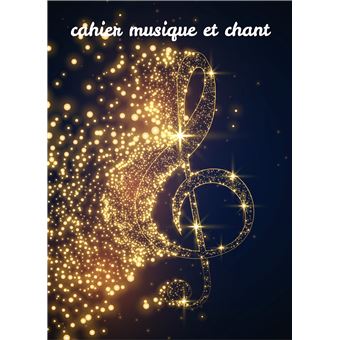 Cahier De Musique 100 Pages Pour La Composition Musicale Grand Format Papier Blanc