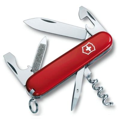 VICTORINOX SPORTSMAN COUTEAU D'OFFICIER ROUGE