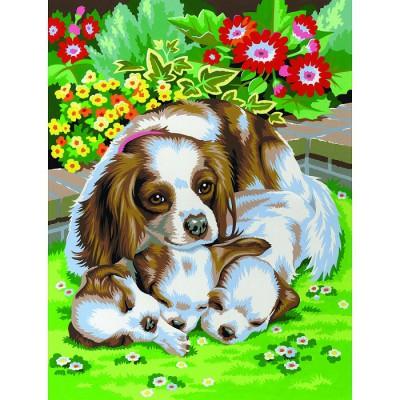 Oz International - Peinture au numéro - Débutants - Duo : Chiens