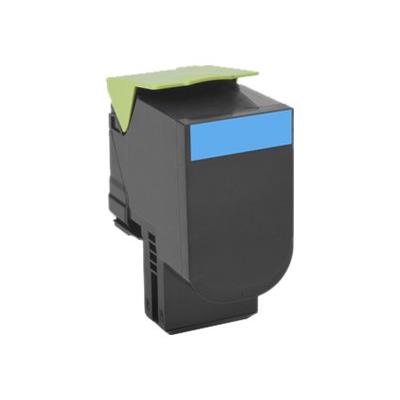 Lexmark 800X2 - à rendement extrêmement élevé - cyan - originale - cartouche de toner - LCCP