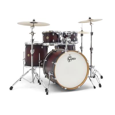 Batteries acoustiques GRETSCH CM1-E825-SDCB - CATALINA MAPLE 2014 FUSION ROCK 22-10-12-16TB-14x6.5 SATIN DEEP CHERRY BURST Batteries Rock
