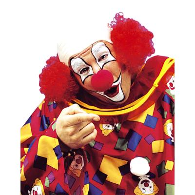 Perruque carnaval : perruque Clown Rouge
