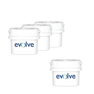 Aqua optima - pack de 3+1 cartouches filtrantes evolve - compatibles brita maxtra