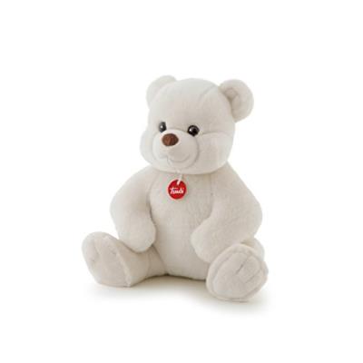 Trudi - 25173 - peluche - ours blanc tolomeo - 37 cm