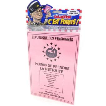 Carte Speciale Permis De Prendre La Retraite Achat Prix Fnac