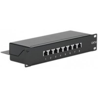Panneau 8 ports RJ45 à poser - Cat 6