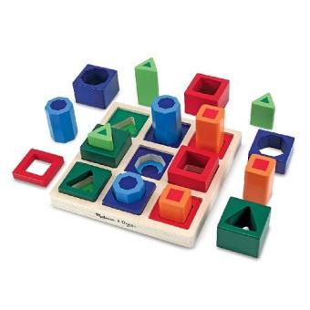 MELISSA DOUG 10582 LOISIR CREATIF SHAPE SEQUENCE SORTING SET