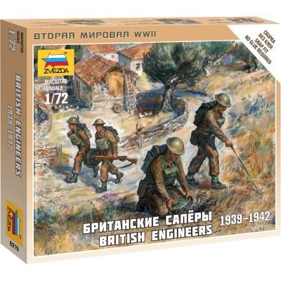 Figurines historiques 2ème guerre mondiale : sapeurs britanniques zvezda