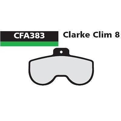 Ebc clarke clim8 plaquette de frein à disque vert