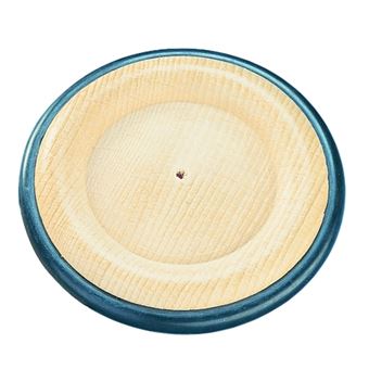 Rayher Roue En Bois Avec Anneau Caoutchouc 140mm - Idéale Pour Fabriquer Jouets Enfants