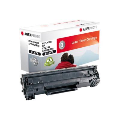 AgfaPhoto - zwart - gereviseerd - tonercartridge (alternatief voor: Canon 728, HP 78X)