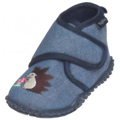 pantoufles hérisson junior bleu taille 22/23
