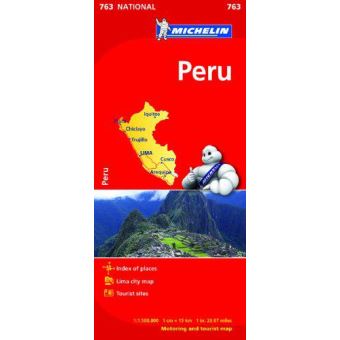 Peru NATIONAL Map (Michelin National Maps) - [Version Originale] - 1