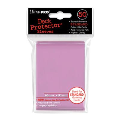 Ultra Pro 50 pochettes Deck Protector Solid Rose
