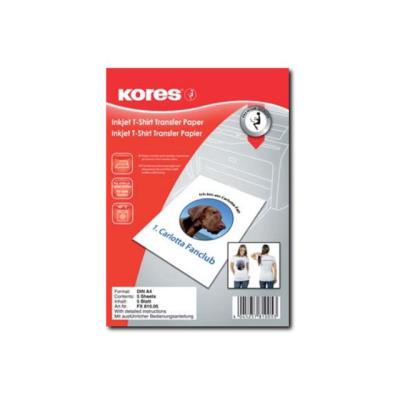 Kores T-shirt transfer paper - strijktransfers - 5 vel(len)