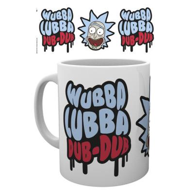 Tasse á café Rick et Morty Wubba Lubba Dub Dub